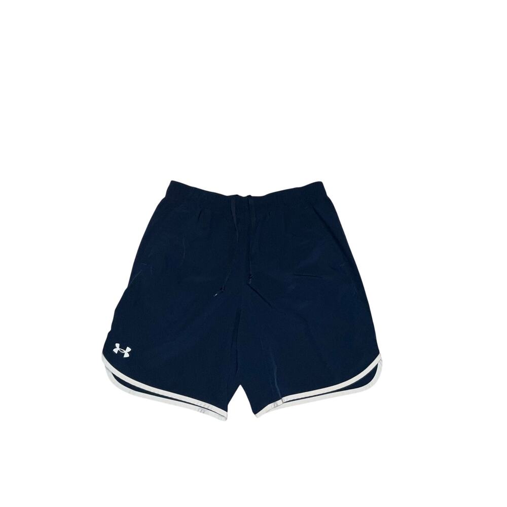 Under Armour Blue And White Athletic Shorts Size L